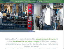 Tablet Screenshot of chargeitspot.com